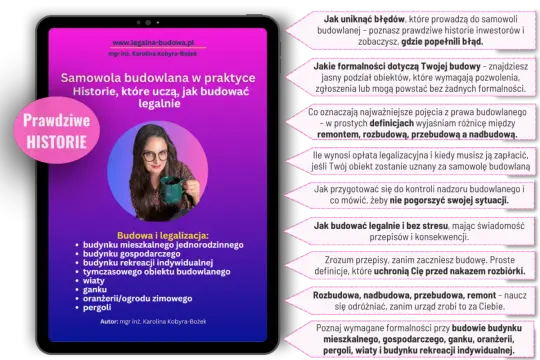 Obliczenie kary za samowolę budowlaną, legalizacja obiektów, formalności budowlane, remont, rozbudowa, nadbudowa, przebudowa.